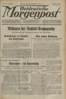 Ostdeutsche Morgenpost : Führende oberschlesische Zeitung. Jg.15, Nr. 204 (27 Juli 1933)