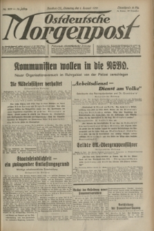 Ostdeutsche Morgenpost : Führende oberschlesische Zeitung. Jg.15, Nr. 209 (1 August 1933)