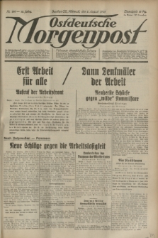 Ostdeutsche Morgenpost : Führende oberschlesische Zeitung. Jg.15, Nr. 210 (2 August 1933)