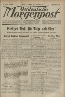 Ostdeutsche Morgenpost : Führende oberschlesische Zeitung. Jg.15, Nr. 212 (4 August 1933)