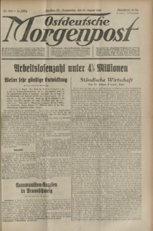 Ostdeutsche Morgenpost : Führende oberschlesische Zeitung. Jg.15, Nr. 218 (10 August 1933) + dod.