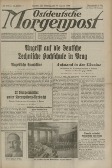 Ostdeutsche Morgenpost : oberschlesische Morgenzeitung. Jg.15, Nr. 223 (15 August 1933)