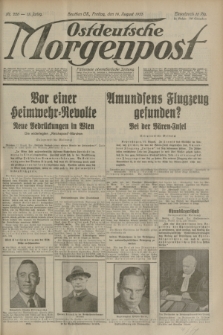Ostdeutsche Morgenpost : oberschlesische Morgenzeitung. Jg.15, Nr. 226 (18 August 1933)