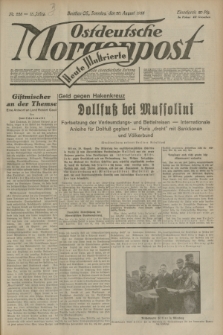Ostdeutsche Morgenpost : oberschlesische Morgenzeitung. Jg.15, Nr. 228 (20 August 1933)