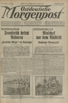 Ostdeutsche Morgenpost : Führende Wirtschaftszeitung. Jg.15, Nr. 230 (22 August 1933)