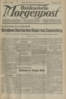 Ostdeutsche Morgenpost : Führende Wirtschaftszeitung. Jg.15, Nr. 236 (28 August 1933) + dod.