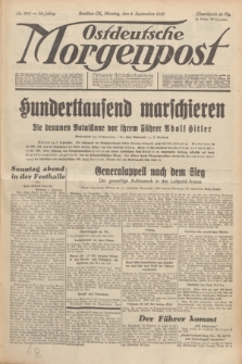 Ostdeutsche Morgenpost : Führende Wirtschaftszeitung. Jg.15, Nr. 243 (4 September 1933)