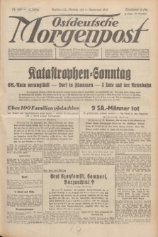 Ostdeutsche Morgenpost : Führende Wirtschaftszeitung. Jg.15, Nr. 250 (11 September 1933)