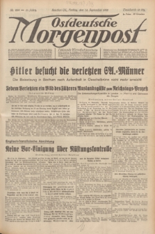 Ostdeutsche Morgenpost : Führende Wirtschaftszeitung. Jg.15, Nr. 254 (15 September 1933)