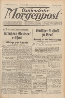 Ostdeutsche Morgenpost : Führende Wirtschaftszeitung. Jg.15, Nr. 255 (16 September 1933)