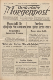 Ostdeutsche Morgenpost : Führende Wirtschaftszeitung. Jg.15, Nr. 257 (18 September 1933)