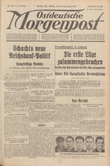 Ostdeutsche Morgenpost : Führende Wirtschaftszeitung. Jg.15, Nr. 261 (22 September 1933)