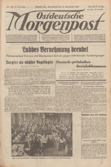 Ostdeutsche Morgenpost : Führende Wirtschaftszeitung. Jg.15, Nr. 262 (23 September 1933)
