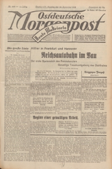 Ostdeutsche Morgenpost : Führende Wirtschaftszeitung. Jg.15, Nr. 263 (24 September 1933)
