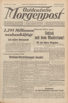 Ostdeutsche Morgenpost : Führende Wirtschaftszeitung. Jg.15, Nr. 265 (26 September 1933)