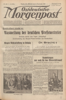 Ostdeutsche Morgenpost : Führende Wirtschaftszeitung. Jg.15, Nr. 266 (27 September 1933)