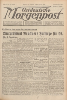 Ostdeutsche Morgenpost : Führende Wirtschaftszeitung. Jg.15, Nr. 275 (6 Oktober 1933)