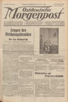 Ostdeutsche Morgenpost : Führende Wirtschaftszeitung. Jg.15, Nr. 280 (11 Oktober 1933)