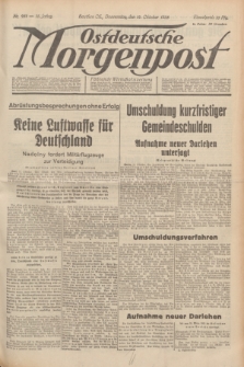 Ostdeutsche Morgenpost : Führende Wirtschaftszeitung. Jg.15, Nr. 281 (12 Oktober 1933)