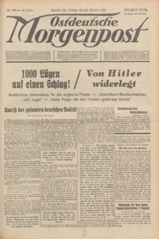 Ostdeutsche Morgenpost : Führende Wirtschaftszeitung. Jg.15, Nr. 289 (20 Oktober 1933)