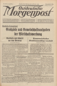 Ostdeutsche Morgenpost : Führende Wirtschaftszeitung. Jg.15, Nr. 300 (31 Oktober 1933)