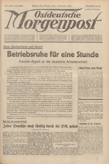 Ostdeutsche Morgenpost : Führende Wirtschaftszeitung. Jg.15, Nr. 306 (6 November 1933)