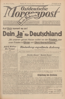 Ostdeutsche Morgenpost : Führende Wirtschaftszeitung. Jg.15, Nr. 312 (12 November 1933) + dod.