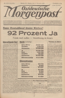 Ostdeutsche Morgenpost : Führende Wirtschaftszeitung. Jg.15, Nr. 313 (13 November 1933)