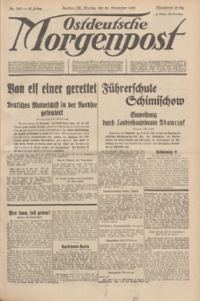 Ostdeutsche Morgenpost : Führende Wirtschaftszeitung. Jg.15, Nr. 320 (20 November 1933)