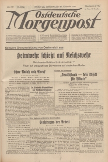 Ostdeutsche Morgenpost : Führende Wirtschaftszeitung. Jg.15, Nr. 325 (25 November 1933)