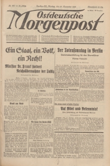 Ostdeutsche Morgenpost : Führende Wirtschaftszeitung. Jg.15, Nr. 327 (27 November 1933)