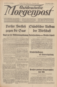 Ostdeutsche Morgenpost : Führende Wirtschaftszeitung. Jg.15, Nr. 331 (1 Dezember 1933)