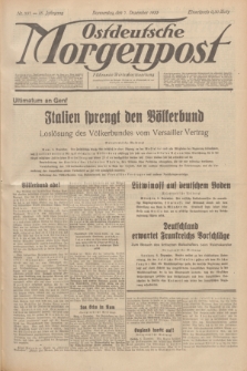 Ostdeutsche Morgenpost : Führende Wirtschaftszeitung. Jg.15, Nr. 337 (7 Dezember 1933)