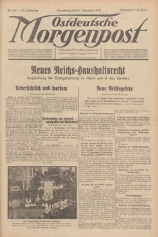 Ostdeutsche Morgenpost : Führende Wirtschaftszeitung. Jg.15, Nr. 346 (16 Dezember 1933)