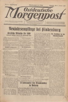 Ostdeutsche Morgenpost : erste oberschlesische Morgenzeitung. Jg.12, Nr. 2 (2 Januar 1930)