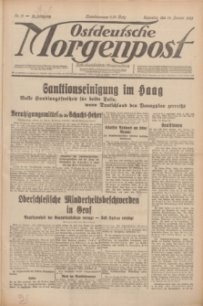 Ostdeutsche Morgenpost : erste oberschlesische Morgenzeitung. Jg.12, Nr. 16 (16 Januar 1930)