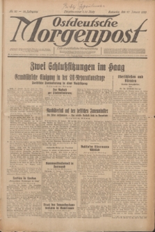 Ostdeutsche Morgenpost : erste oberschlesische Morgenzeitung. Jg.12, Nr. 20 (20 Januar 1930)