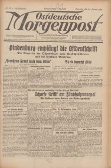 Ostdeutsche Morgenpost : erste oberschlesische Morgenzeitung. Jg.12, Nr. 24 (24 Januar 1930)