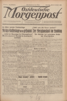 Ostdeutsche Morgenpost : erste oberschlesische Morgenzeitung. Jg.12, Nr. 25 (25 Januar 1930)