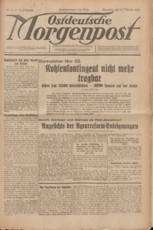 Ostdeutsche Morgenpost : erste oberschlesische Morgenzeitung. Jg.12, Nr. 47 (16 Februar 1930) + dod.