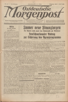 Ostdeutsche Morgenpost : erste oberschlesische Morgenzeitung. Jg.12, Nr. 101 (11 April 1930)