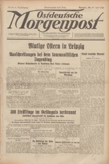 Ostdeutsche Morgenpost : erste oberschlesische Morgenzeitung. Jg.12, Nr. 111 (22 April 1930)