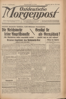 Ostdeutsche Morgenpost : erste oberschlesische Morgenzeitung. Jg.12, Nr. 141 (22 Mai 1930)