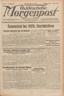 Ostdeutsche Morgenpost : erste oberschlesische Morgenzeitung. Jg.12, Nr. 221 (11 August 1930)