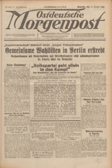 Ostdeutsche Morgenpost : erste oberschlesische Morgenzeitung. Jg.12, Nr. 223 (13 August 1930)