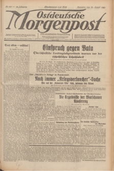 Ostdeutsche Morgenpost : erste oberschlesische Morgenzeitung. Jg.12, Nr. 241 (31 August 1930) + dod.