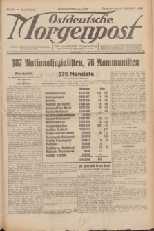 Ostdeutsche Morgenpost : erste oberschlesische Morgenzeitung. Jg.12, Nr. 257 (16 September 1930)