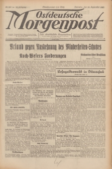 Ostdeutsche Morgenpost : erste oberschlesische Morgenzeitung. Jg.12, Nr. 261 (20 September 1930)