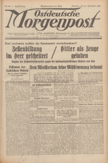 Ostdeutsche Morgenpost : erste oberschlesische Morgenzeitung. Jg.12, Nr. 265 (24 September 1930)
