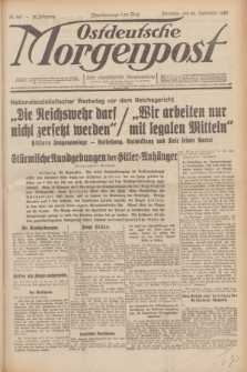 Ostdeutsche Morgenpost : erste oberschlesische Morgenzeitung. Jg.12, Nr. 267 (26 September 1930)